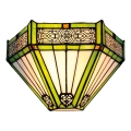 BRILAGI - Tiffany vitrážové nástenné svietidlo EMERALD 1xE14/40W/230V