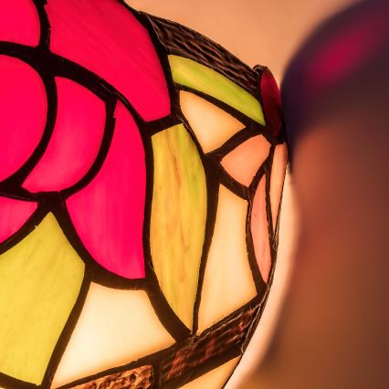 Brilagi - Tiffany vitrážové nástenné svietidlo GARLAN 1xE14/40W/230V