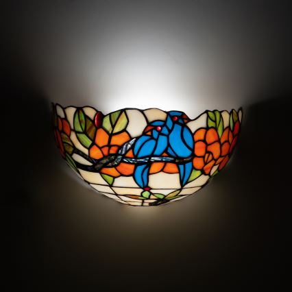 Brilagi - Tiffany vitražové nástenné svietidlo JUNGLE 1xE14/40W/230V