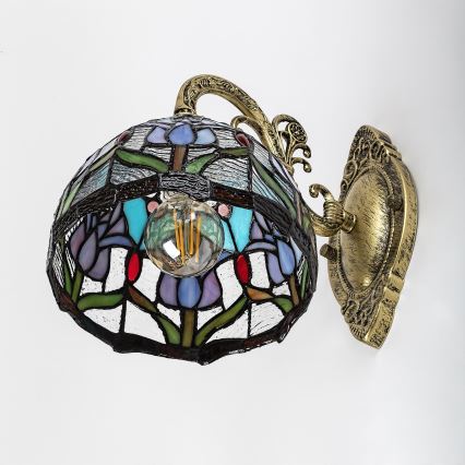 Brilagi - Tiffany vitrážové nástenné svietidlo LORAS 1xE27/40W/230V