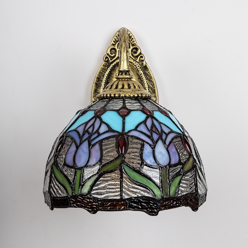 Brilagi - Tiffany vitrážové nástenné svietidlo LORAS 1xE27/40W/230V