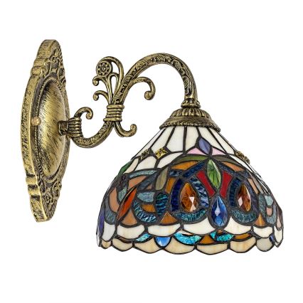 Brilagi - Tiffany vitrážové nástenné svietidlo LUISA 1xE27/40W/230V