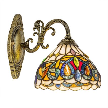 Brilagi - Tiffany vitrážové nástenné svietidlo LUISA 1xE27/40W/230V
