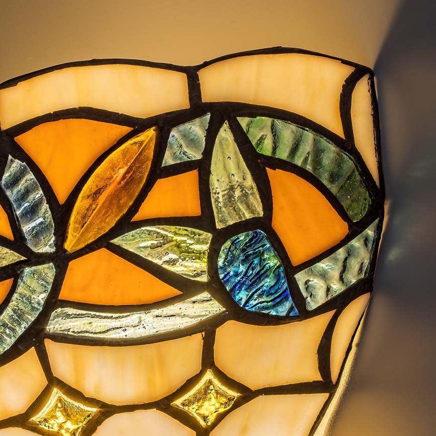 Brilagi - Tiffany vitrážové nástenné svietidlo LUISA 1xE27/40W/230V