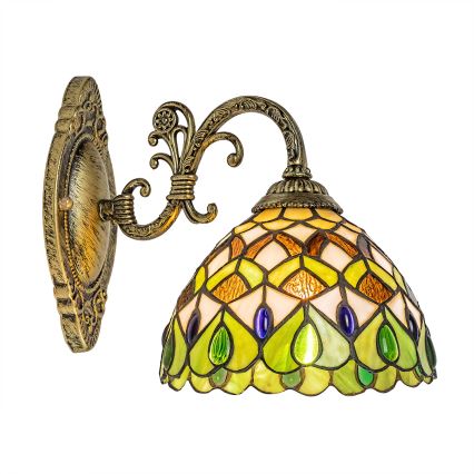 Brilagi - Tiffany vitrážové nástenné svietidlo MARGARET 1xE27/40W/230V