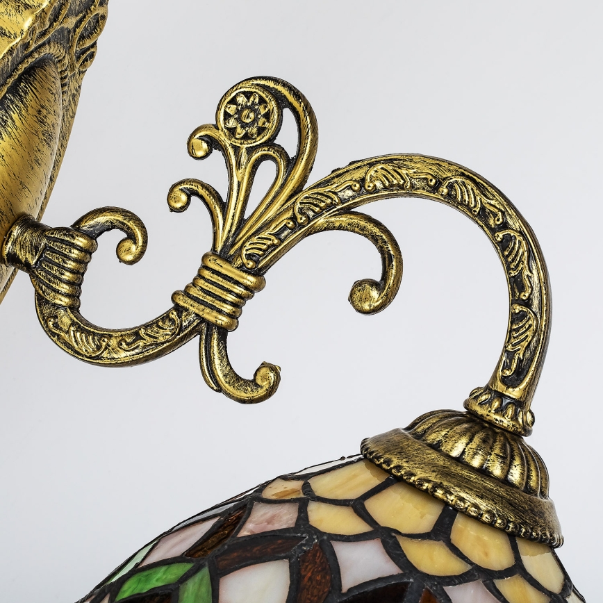 Brilagi - Tiffany vitrážové nástenné svietidlo MARGARET 1xE27/40W/230V