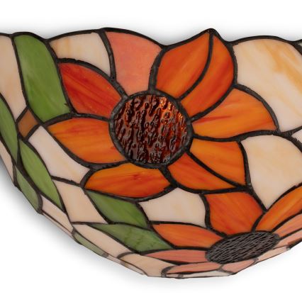 Brilagi - Tiffany vitrážové nástenné svietidlo SUNFLOWER 1xE14/40W/230V