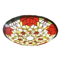 Brilagi - Tiffany vitrážové stropné svietidlo GARLAN 2xE27/60W/230V