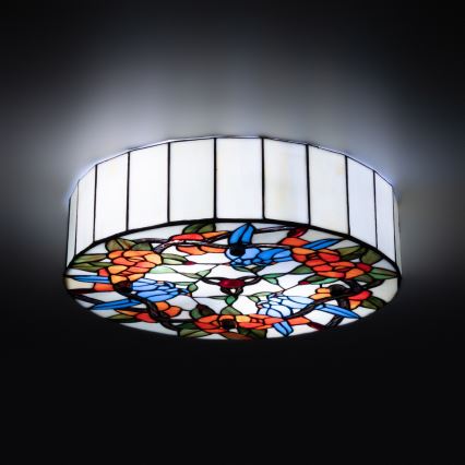 Brilagi - Tiffany vitrážové stropné svietidlo JUNGLE 3xE27/60W/230V priemer 40 cm