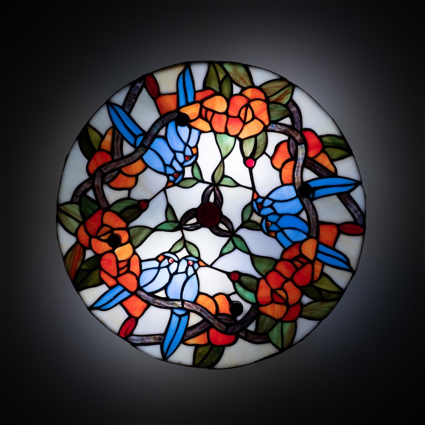Brilagi - Tiffany vitrážové stropné svietidlo JUNGLE 3xE27/60W/230V priemer 40 cm