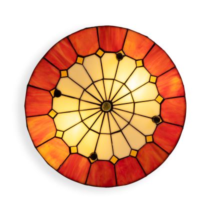 Brilagi - Tiffany vitrážové stropné svietidlo SIENNA 3xE27/60W/230V priemer 40 cm