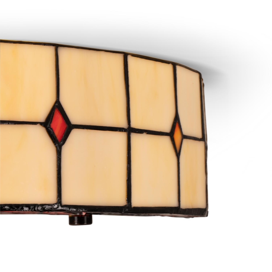 BRILAGI - Tiffany vitrážové stropné svietidlo SUNFLOWER 2xE27/60W/230V pr. 40 cm