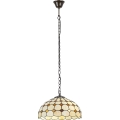 Brilagi - Tiffany vitrážový luster na reťazi DORAN 2xE27/60W/230V