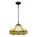 BRILAGI - Tiffany vitražový luster na reťazi EMERALD 1xE27/60W/230V pr. 40 cm
