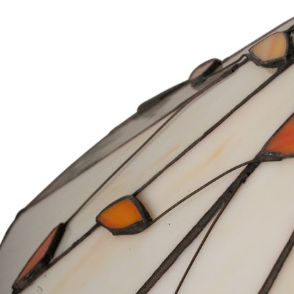 Brilagi - Tiffany vitrážový luster na reťazi FOLIA 1xE27/60W/230V pr. 40 cm