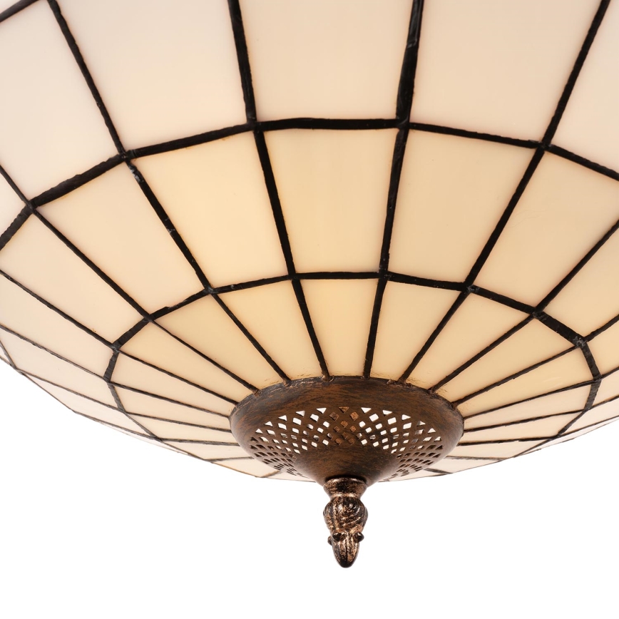 Brilagi - Tiffany vitrážový luster na reťazi SIENNA 3xE27/60W/230V priemer 50 cm