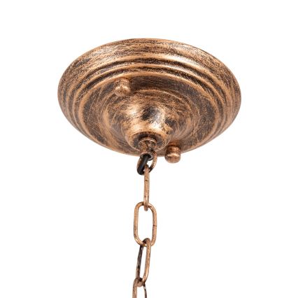 Brilagi - Tiffany vitrážový luster na reťazi SIENNA 3xE27/60W/230V priemer 50 cm