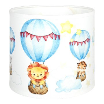 BRILAGI - Univerzálne tienidlo BOBO E27 pr. 15 cm biela/zvieratká