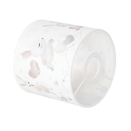 BRILAGI - Univerzálne tienidlo BOBO E27 priemer 15 cm biela/zajačiky