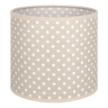 BRILAGI - Univerzálne tienidlo BOBO E27 Ø 15 cm béžové/bodky
