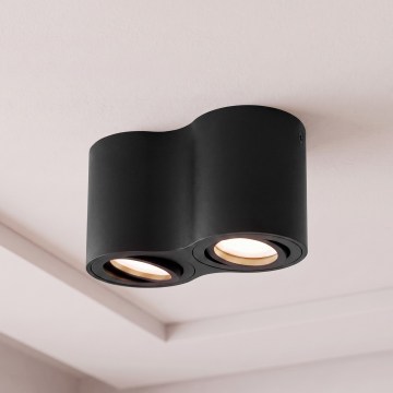 BRILAGI - Usmerjena svetilka MIA DOUBLE 2xGU10/30W/230V črna
