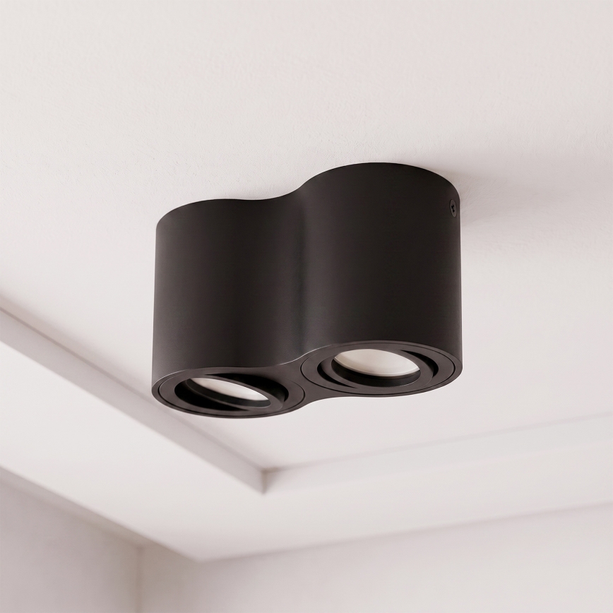 BRILAGI - Usmerjena svetilka MIA DOUBLE 2xGU10/30W/230V črna