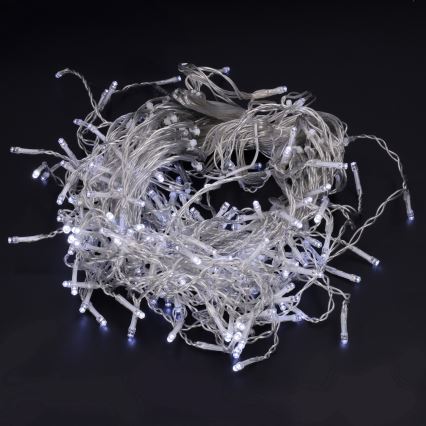 Brilagi - vonkajšia LED svetelná reťaz 200×LED, 8 funkcií, 13 m, IP44, studená biela, cencúle