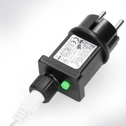 Brilagi - vonkajšia LED svetelná reťaz 200×LED, 8 funkcií, 13 m, IP44, studená biela, cencúle