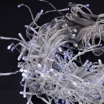 Brilagi - Vonkajší svetelný reťazec 400× LED, 8 režimov, 23 m, IP44, studená biela