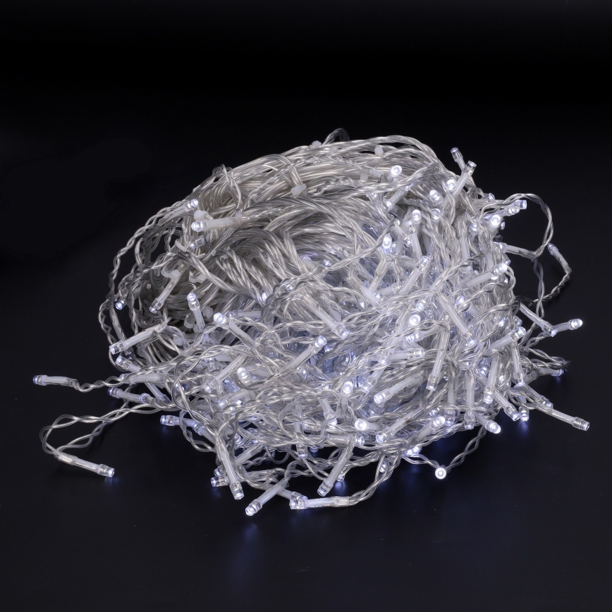 Brilagi - Vonkajší svetelný reťazec 400× LED, 8 režimov, 23 m, IP44, studená biela