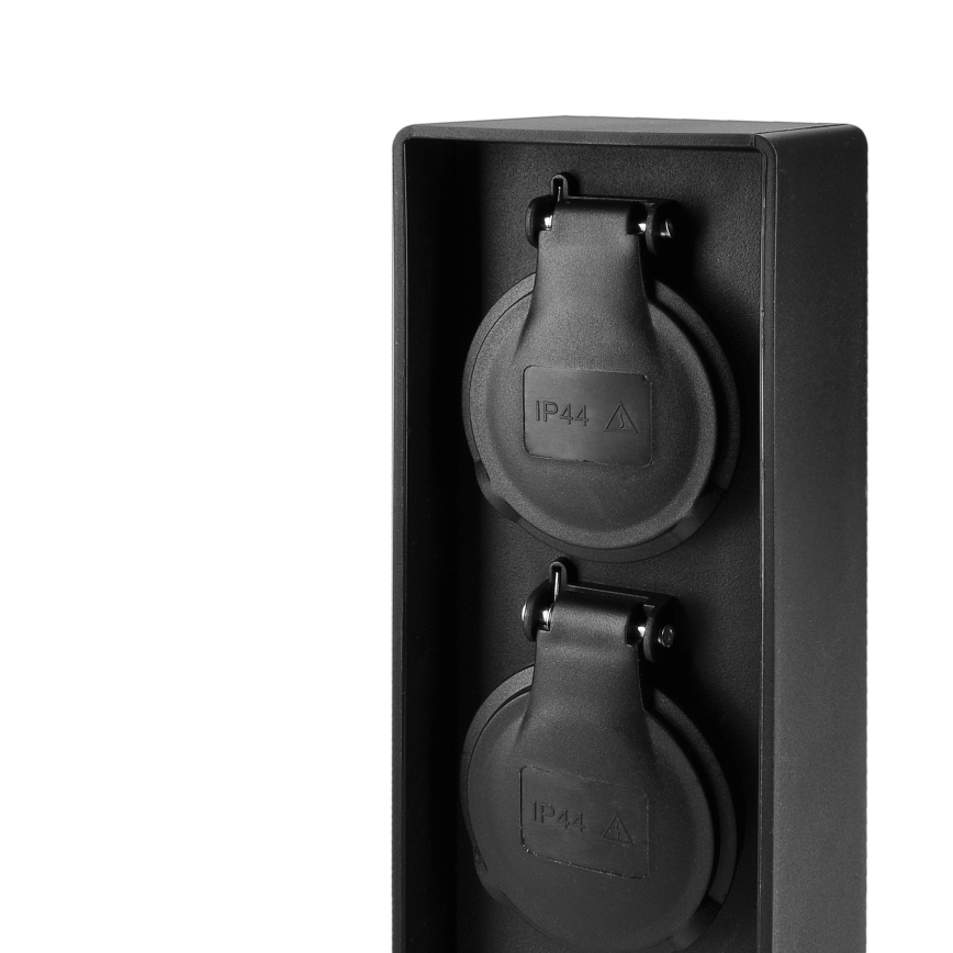Brilagi - Vonkajší zásuvkový stĺpik 2Z 230V IP44 SCHUKO