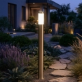 BRILAGI - Vonkajšia lampa ELIA 1xE27/20W/230V IP44 100 cm matný chróm