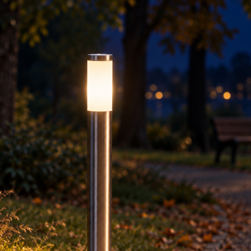 BRILAGI - Vonkajšia lampa ELIA 1xE27/20W/230V IP44 100 cm matný chróm
