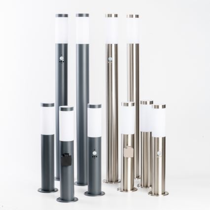 BRILAGI - Vonkajšia lampa ELIA 1xE27/20W/230V IP44 100 cm matný chróm