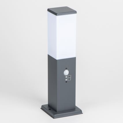 BRILAGI - Vonkajšia lampa s čidlom NOVA 1xE27/15W/230V 40 cm IP44 antracit
