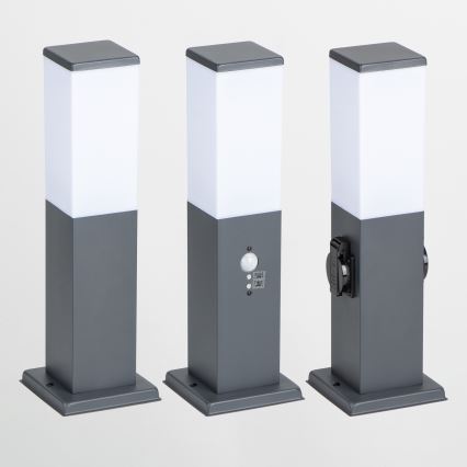 BRILAGI - Vonkajšia lampa s čidlom NOVA 1xE27/15W/230V 40 cm IP44 antracit