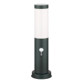 Brilagi - Vonkajšia lampa so senzorom 1xE27/15W/230V 40 cm IP44 antracit