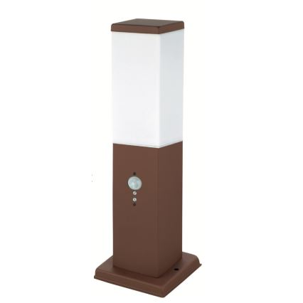 Brilagi - Vonkajšia lampa so senzorom NOVA 1xE27/15W/230V 40 cm IP44 hnedá