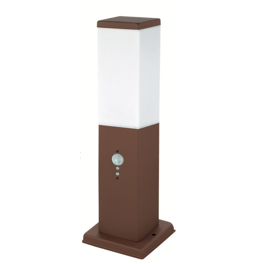 Brilagi - Vonkajšia lampa so senzorom NOVA 1xE27/15W/230V 40 cm IP44 hnedá