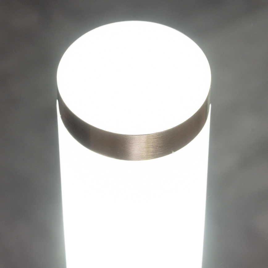 BRILAGI - Vonkajšia lampa so zásuvkou ELIA 1xE27/20W/230V IP44 50 cm matný chróm