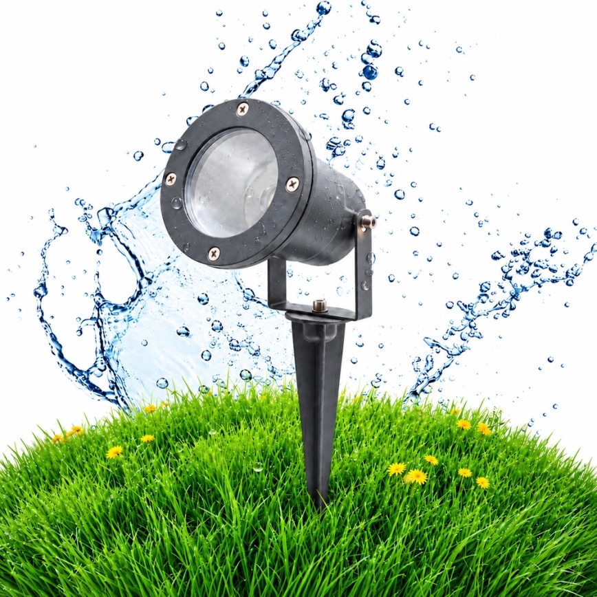 BRILAGI - Vonkajšia lampa TERRA 1xGU10/50W/230V IP65 antracit