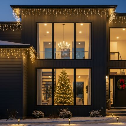 Brilagi - LED vonkajší reťaz 200xLED/8 funkcií 13m IP44 teplá biela cencúle