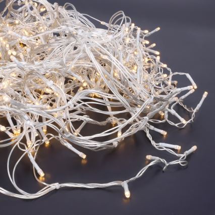 Brilagi - LED vonkajší reťaz 360xLED/8 režimov 14m IP44 teplá biela cencúle