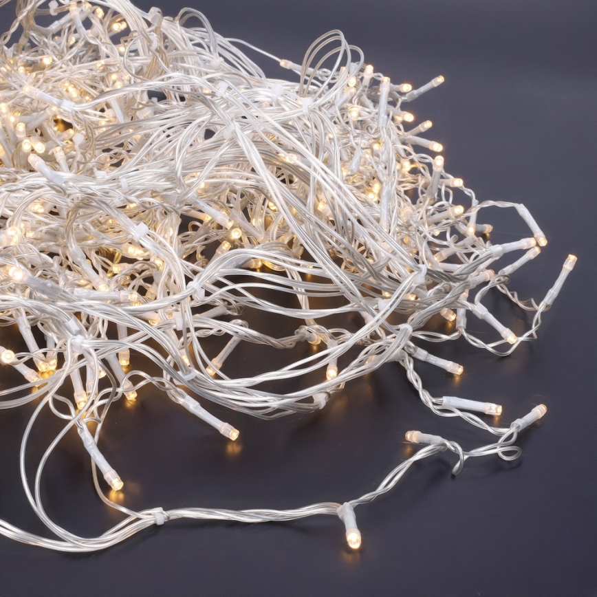 Brilagi - LED vonkajší reťaz 360xLED/8 režimov 14m IP44 teplá biela cencúle