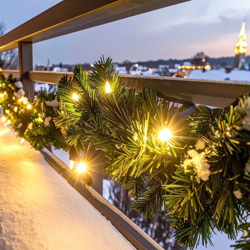 Brilagi - Vonkajšia LED vianočná dekorácia GIRLANDA 80xLED/230V 500 cm IP44