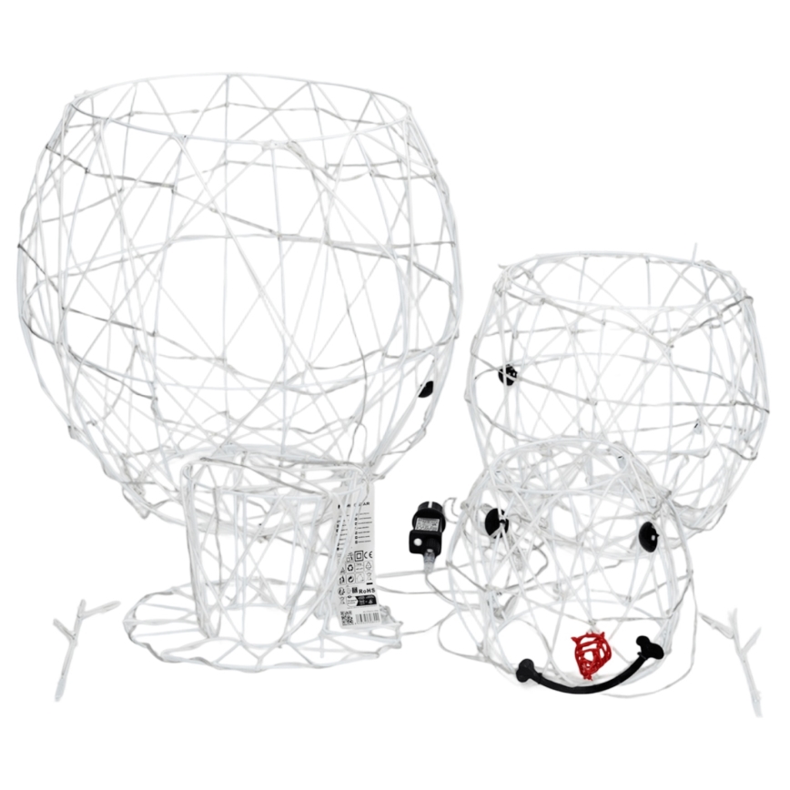 Brilagi - LED vonkajšia vianočná dekorácia LED/3,6W/31/230V 2700K 90 cm IP44 snehuliak