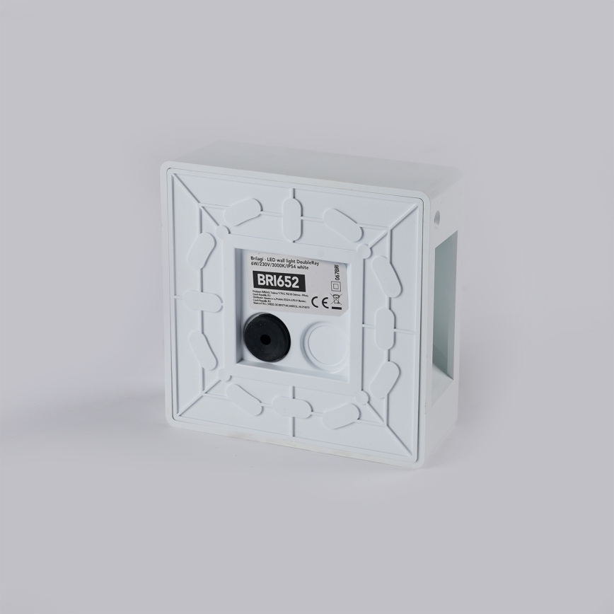 Brilagi - Vonkajšie LED nástenné svietidlo DOUBLERAY LED/6W/230V biela IP54