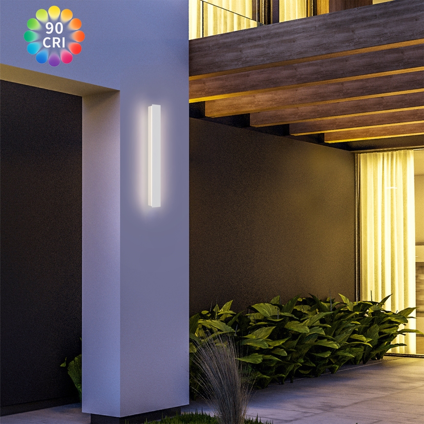 Brilagi - LED Vonkajšie nástenné svietidlo LINEAR LED/12W/230V 3000K IP65 50 cm biela CRI 90