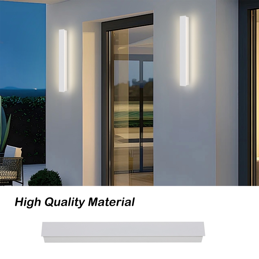 Brilagi - LED Vonkajšie nástenné svietidlo LINEAR LED/12W/230V 3000K IP65 50 cm biela CRI 90