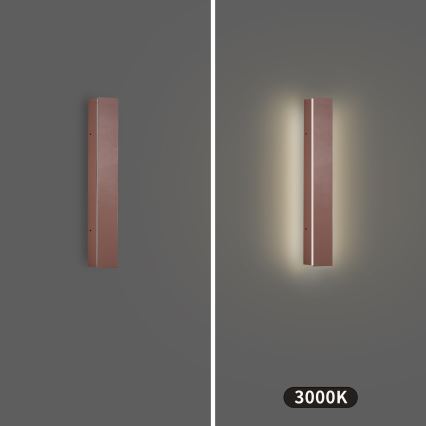Brilagi - LED Vonkajšie nástenné svietidlo LINEAR LED/8W/230V 3000K IP65 30 cm hnedá CRI 90